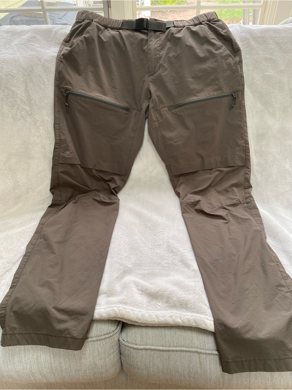 Fjallraven Men's Brown Cargo Hiking Pants